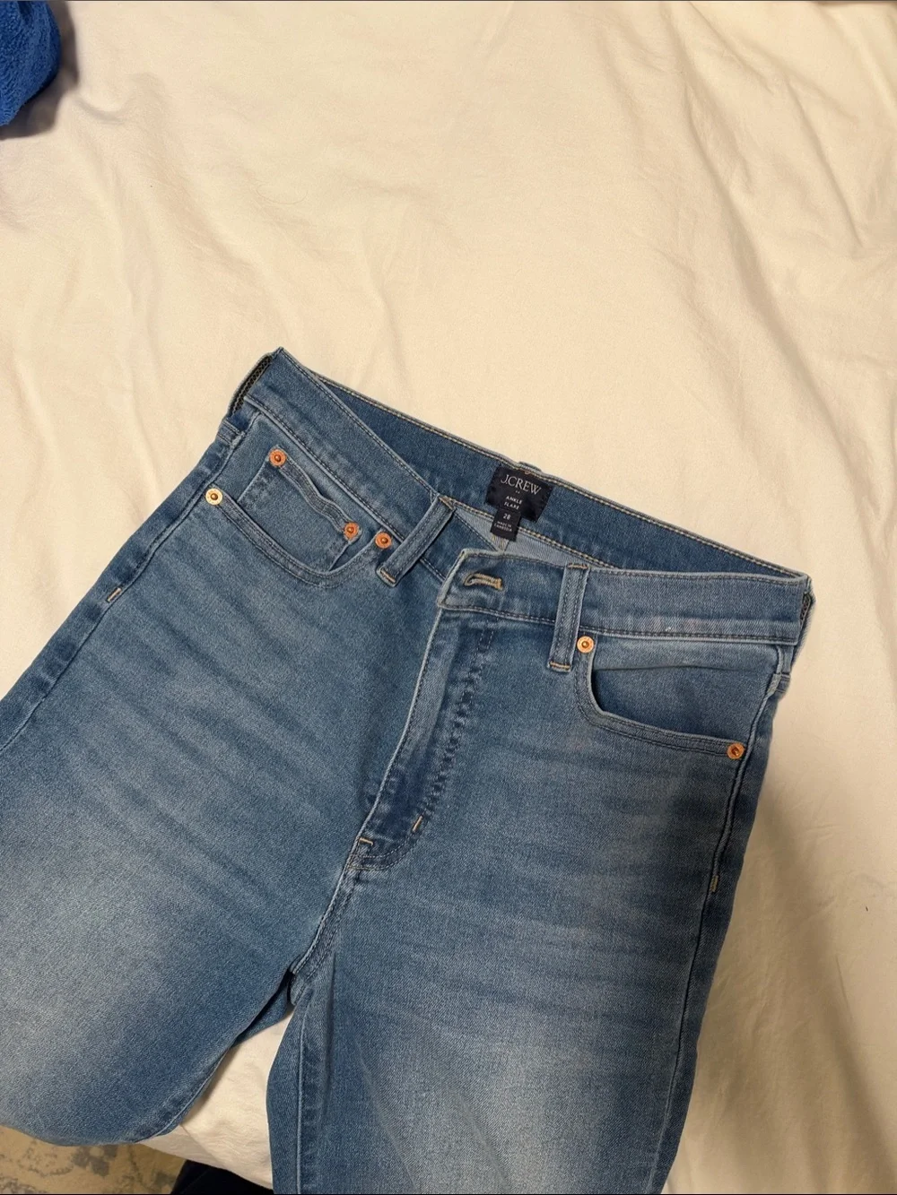 J. Crew Women’s Blue Ankle Flare Jeans S28